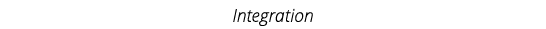 Integration