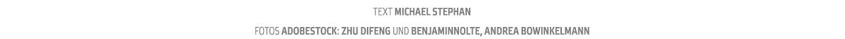 Text Michael Stephan fotos AdobeStock  zhu difeng und benjaminnolte  Andrea Bowinkelmann