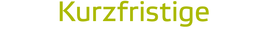 Kurzfristige 